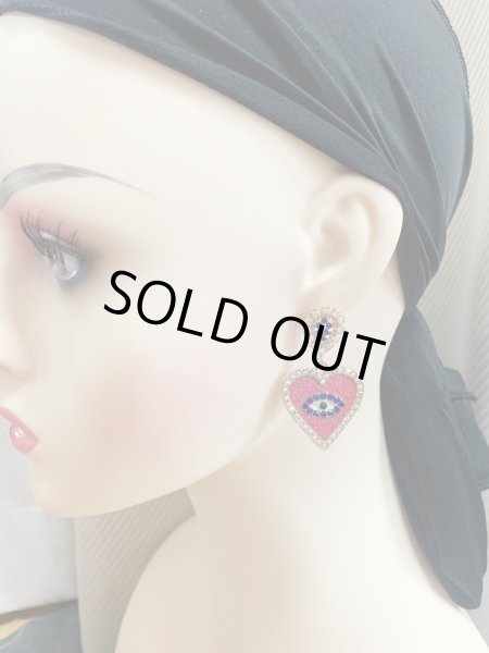 画像2: ハートのクリスタルピアス (2)