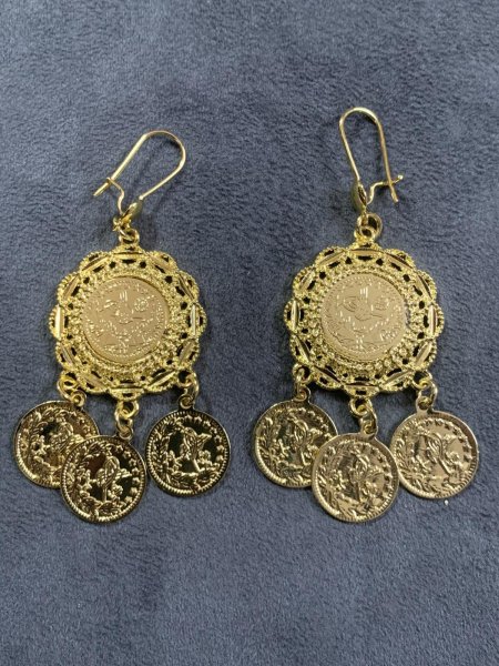 画像1: クラシカルコインピアス (1)