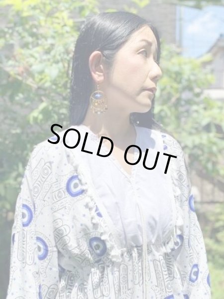 画像2: ナザール・ボンジュウデザインピアス (2)