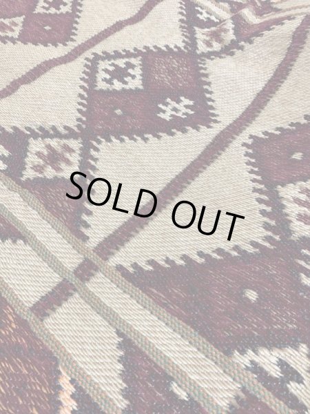 画像5: ベドウィン柄の絨毯（ラグマット）138cm×170cm (5)