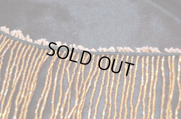 画像3: ビーズフリンジ ゴールドブラウン(1m×20ｃｍ) (3)