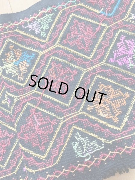 画像4: ベドウィン族のクロスステッチ布（136ｃｍ×23ｃｍ） (4)