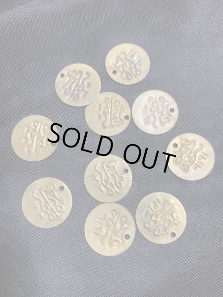 画像2: 郵送OK！アンティーク風燻コイン(100ｇ） (2)