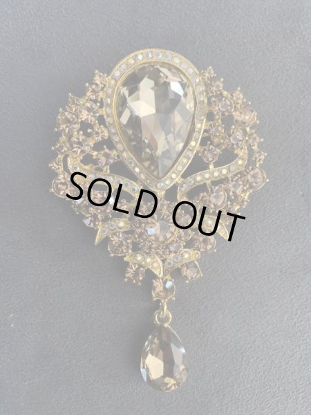 画像4: 単品郵送OK　クリスタルブローチ (4)