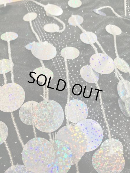 画像7: 総スパンコールガラベーヤ（ガワージー、サイーディ） (7)