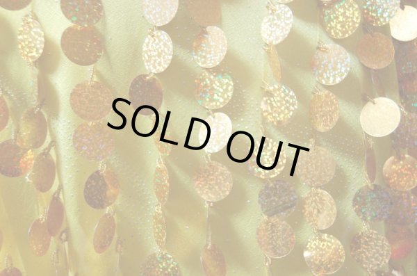 画像4: ヒップスカーフ付き総スパンコールガラベーヤ（ガワージー、シャマダン） (4)