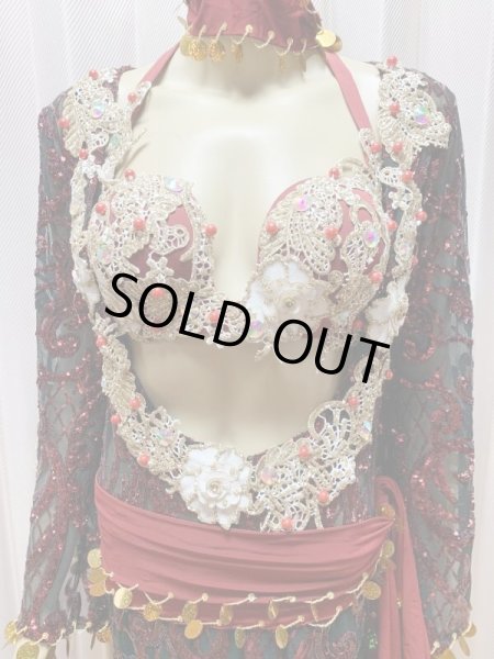 画像2: Hanine特注ブラカップ付きサイーディドレス(5点セット） (2)