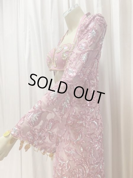 画像2: Hanine特注ブラカップ付きサイーディドレス(5点セット) (2)