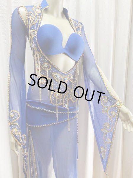 画像2: Hanine特注パワーネット生地サイーディドレス (2)