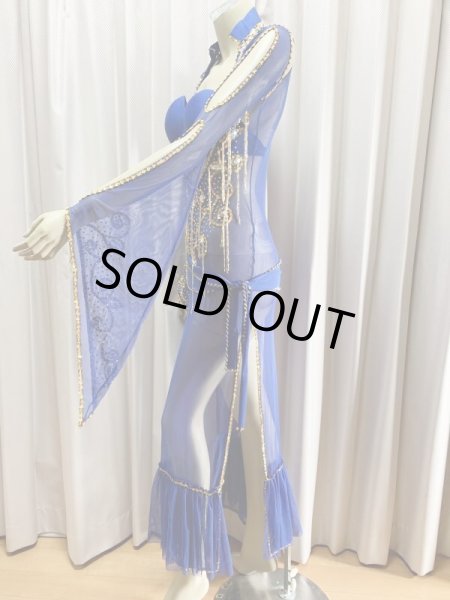 画像3: Hanine特注パワーネット生地サイーディドレス (3)