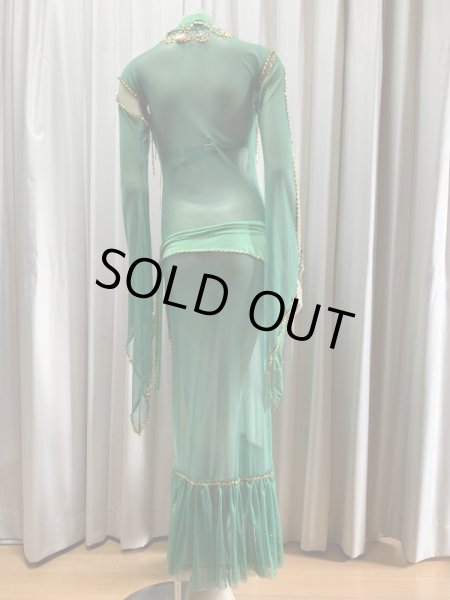 画像7: Hanine特注パワーネット生地サイーディドレス (7)