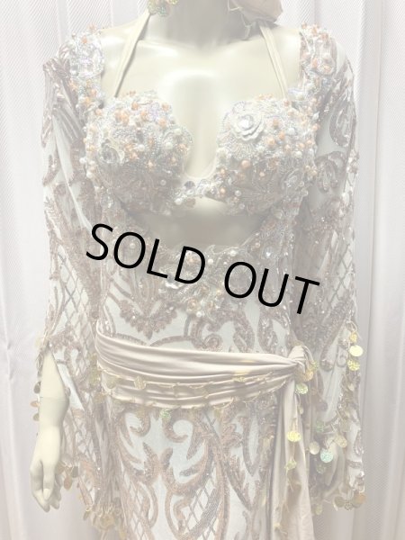 画像2: Hanine特注ブラカップ付きサイーディドレス(5点セット） (2)