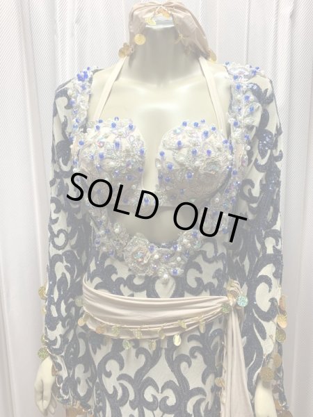 画像2: Hanine特注ブラカップ付きサイーディドレス(5点セット) (2)