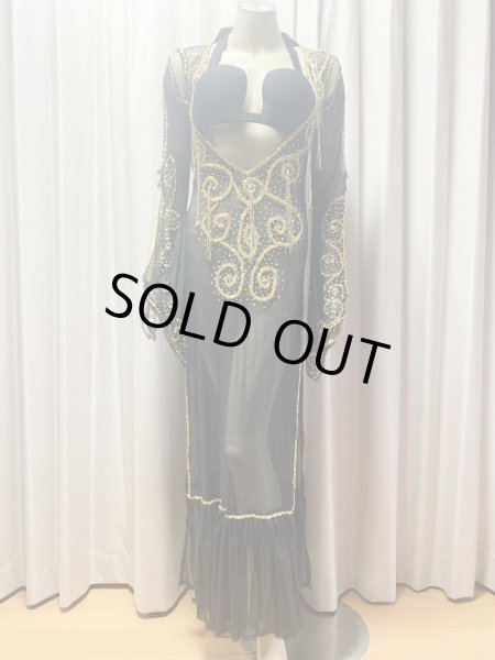 画像3: Hanine特注パワーネット生地サイーディドレス (3)