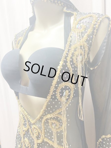 画像4: Hanine特注パワーネット生地サイーディドレス (4)