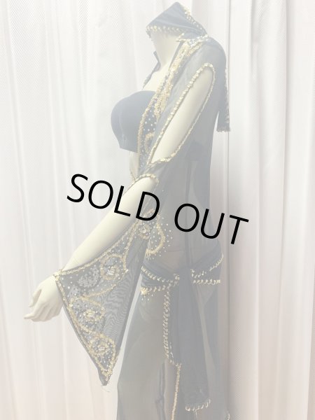 画像5: Hanine特注パワーネット生地サイーディドレス (5)