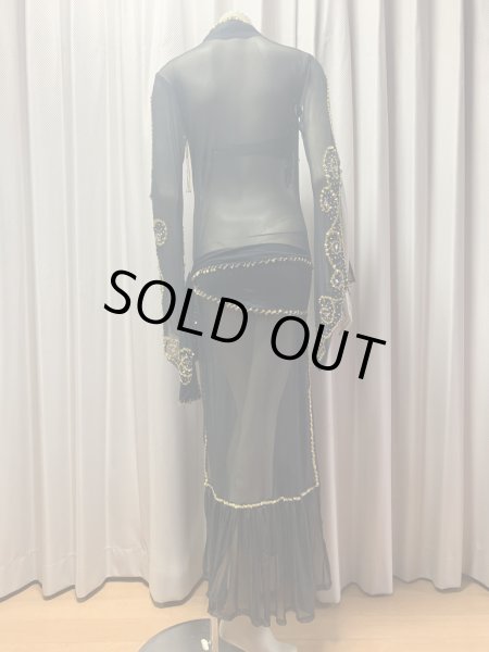 画像7: Hanine特注パワーネット生地サイーディドレス (7)