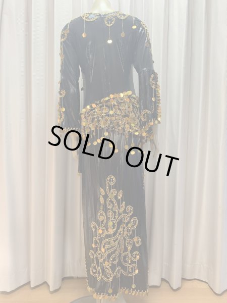 画像2: サイーディ、ガワージードレス(ヘッドベール、ヒップスカーフ付き） (2)