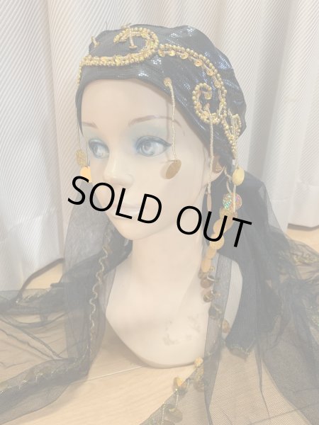 画像4: サイーディ、ガワージードレス(ヘッドベール、ヒップスカーフ付き） (4)