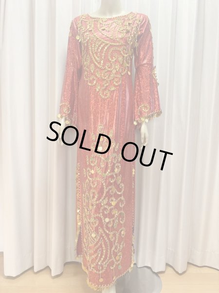 画像6: サイーディ、ガワージードレス(ヘッドベール、ヒップスカーフ付き) (6)