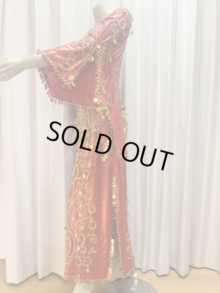 画像3: サイーディ、ガワージードレス(ヘッドベール、ヒップスカーフ付き) (3)