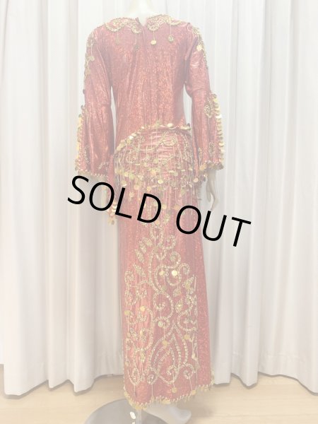 画像2: サイーディ、ガワージードレス(ヘッドベール、ヒップスカーフ付き) (2)