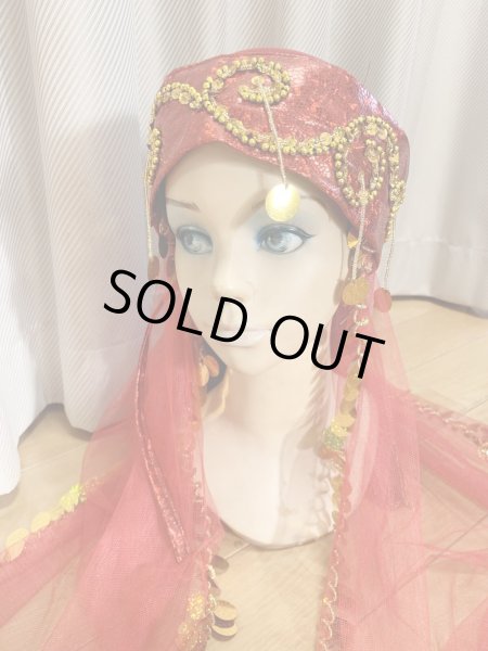 画像4: サイーディ、ガワージードレス(ヘッドベール、ヒップスカーフ付き) (4)