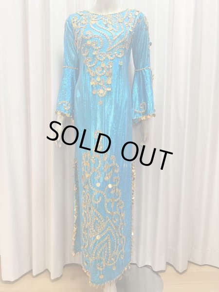 画像9: サイーディ、ガワージードレス(ヘッドベール、ヒップスカーフ付き) (9)