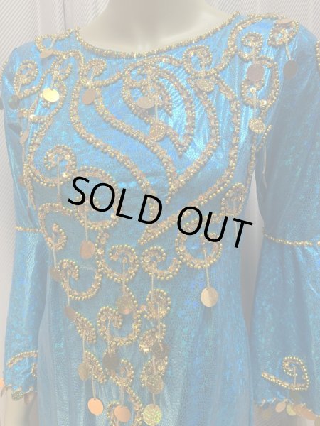 画像8: サイーディ、ガワージードレス(ヘッドベール、ヒップスカーフ付き) (8)