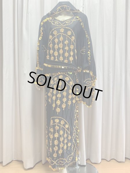 画像2: サイーディ、ガワージードレス(ヘッドベール、ヒップスカーフ付き) (2)