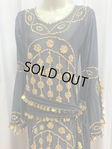 画像4: サイーディ、ガワージードレス(ヘッドベール、ヒップスカーフ付き) (4)