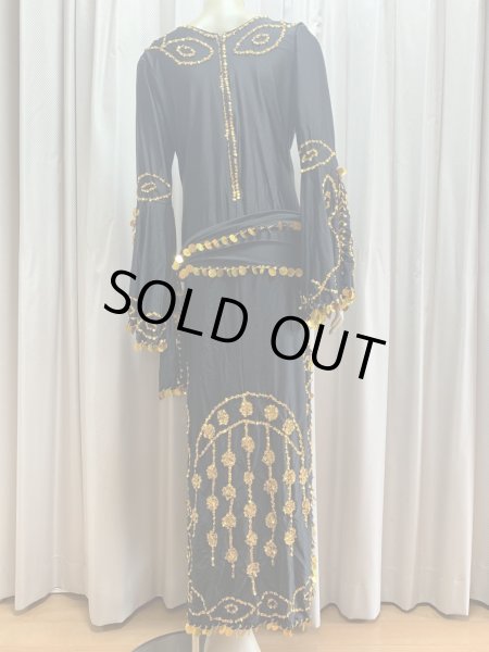 画像6: サイーディ、ガワージードレス(ヘッドベール、ヒップスカーフ付き) (6)