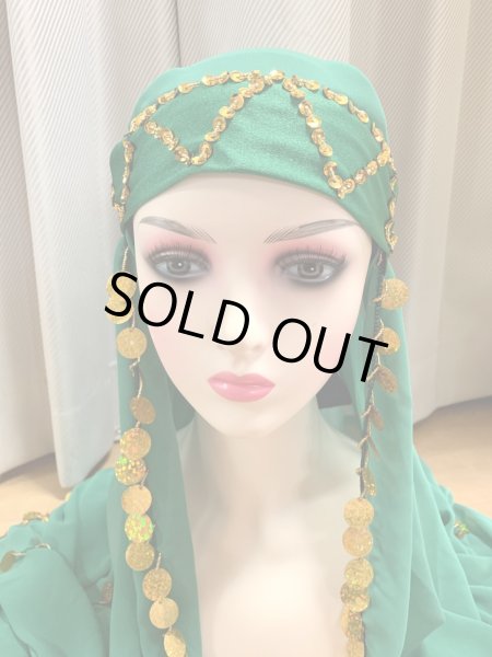 画像8: サイーディ、ガワージードレス(ヘッドベール、ヒップスカーフ付き） (8)