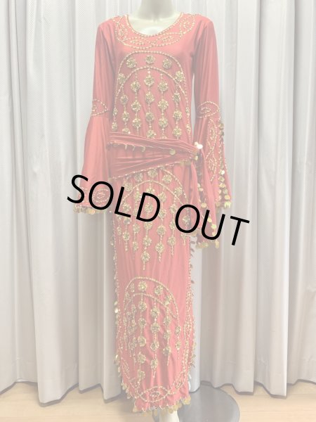 画像3: サイーディ、ガワージードレス(ヘッドベール、ヒップスカーフ付き) (3)