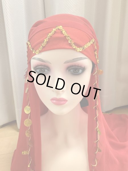 画像8: サイーディ、ガワージードレス(ヘッドベール、ヒップスカーフ付き) (8)