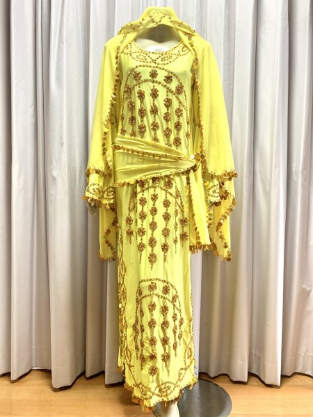 画像2: サイーディ、ガワージードレス(ヘッドベール、ヒップスカーフ付き) (2)