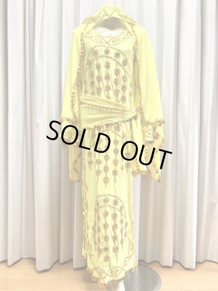 画像2: サイーディ、ガワージードレス(ヘッドベール、ヒップスカーフ付き） (2)