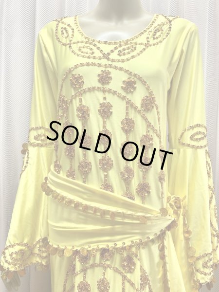 画像4: サイーディ、ガワージードレス(ヘッドベール、ヒップスカーフ付き） (4)