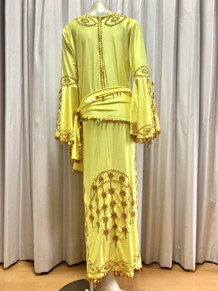 画像6: サイーディ、ガワージードレス(ヘッドベール、ヒップスカーフ付き) (6)