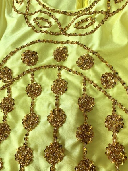 画像8: サイーディ、ガワージードレス(ヘッドベール、ヒップスカーフ付き) (8)