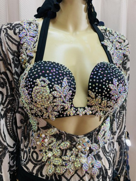 画像2: Hanine特注ブラカップ付きサイーディドレス(5点セット） (2)