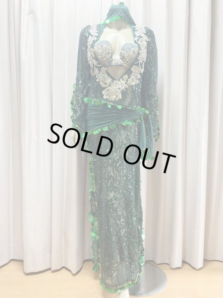 画像1: Hanine特注ブラカップ付きサイーディドレス(5点セット） (1)