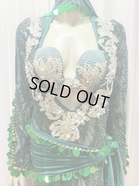 画像2: Hanine特注ブラカップ付きサイーディドレス(5点セット） (2)