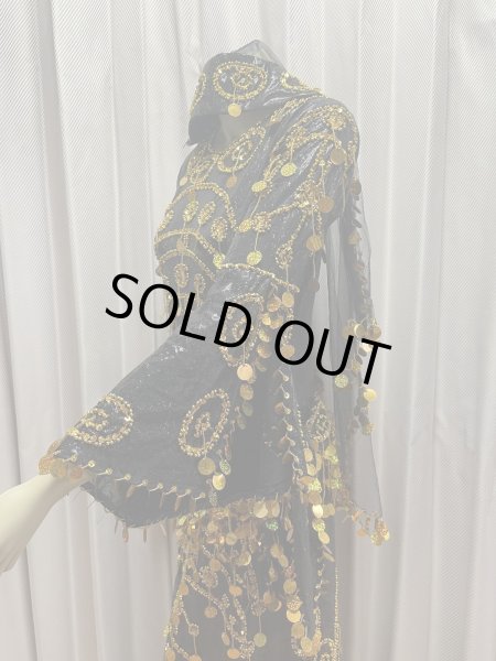 画像3: サイーディ、ガワージードレス(ヘッドベール、ヒップスカーフ付き） (3)