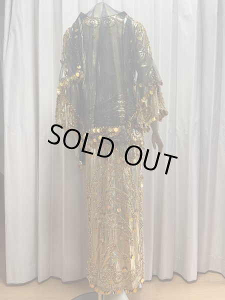 画像4: サイーディ、ガワージードレス(ヘッドベール、ヒップスカーフ付き） (4)