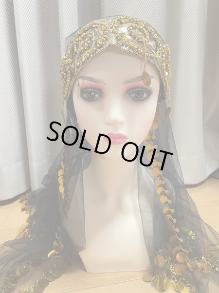 画像9: サイーディ、ガワージードレス(ヘッドベール、ヒップスカーフ付き） (9)