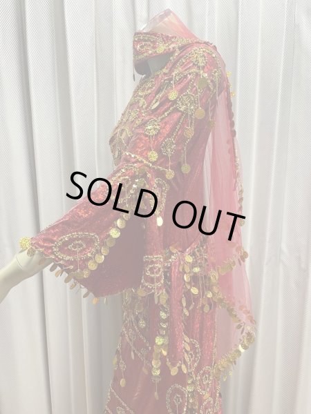 画像3: サイーディ、ガワージードレス(ヘッドベール、ヒップスカーフ付き） (3)