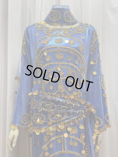 画像2: サイーディ、ガワージードレス(ヘッドベール、ヒップスカーフ付き） (2)