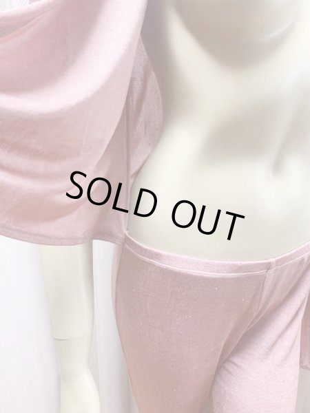 画像7: 【在庫処分SALE】チョリ＆パンツレッスンウェア（ジャンプスーツタイプ、ヒップスカーフ付き） (7)