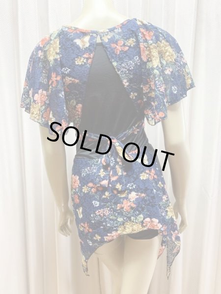 画像4: 【在庫処分SALE】チョリ＆ショート丈スカートレッスンウェア（一体型インナーパンツ付き） (4)